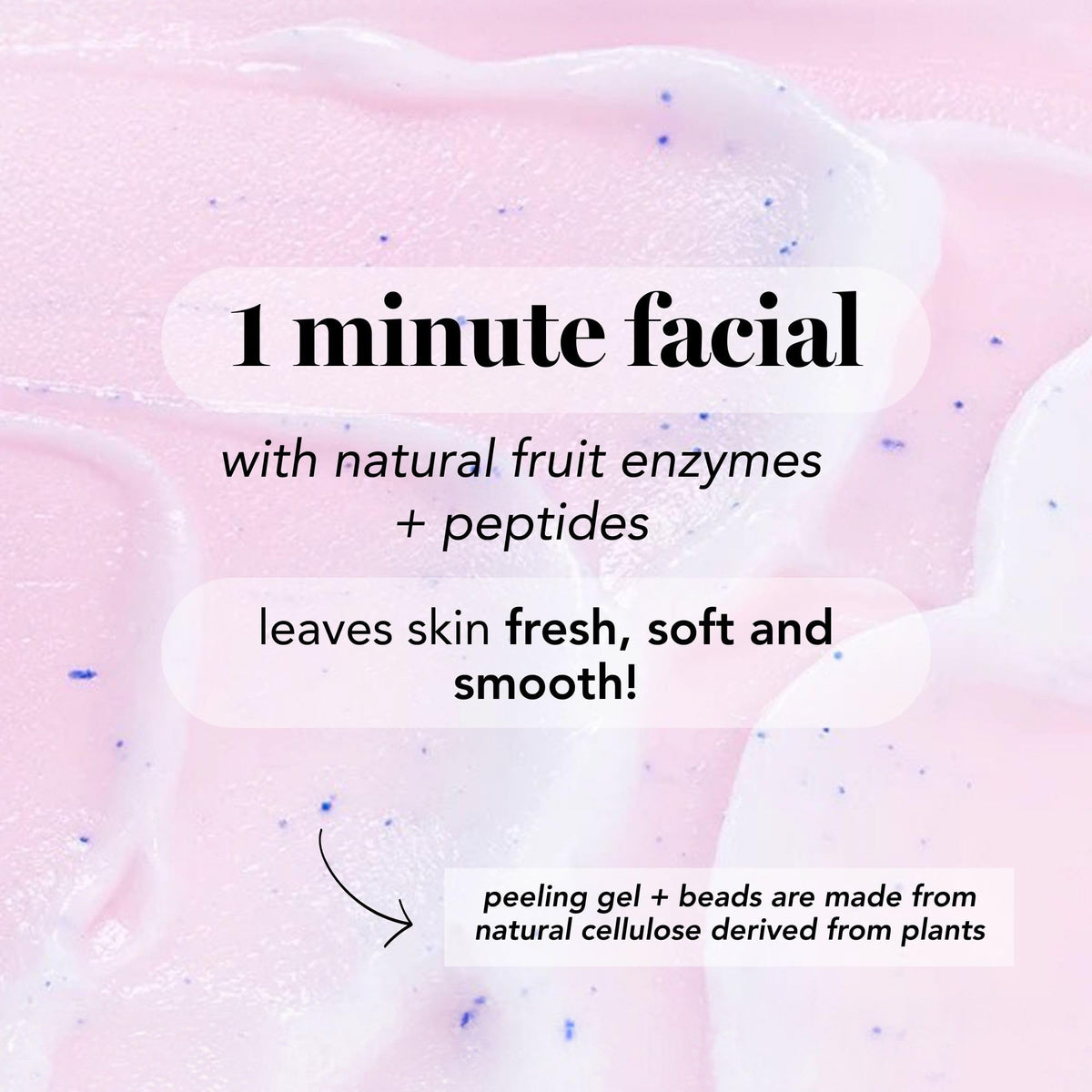 Saturday Skin Face Peeling Gel - Fruit Enzyme Exfoliating Scrub, 2.53 fl oz