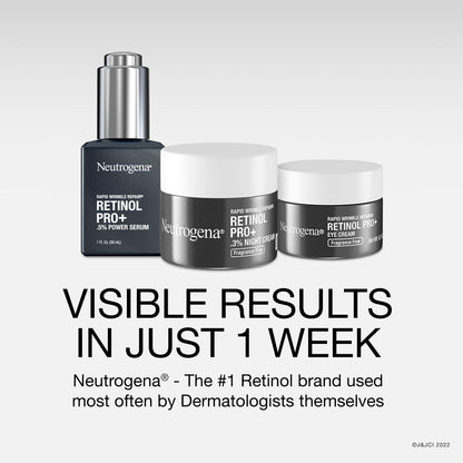 Neutrogena Rapid Wrinkle Repair Retinol Pro+ Night Cream, 1.7 oz