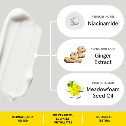 Lumin Daily Hydrating Face Moisturizer for Men | Niacinamide Cream 50ml