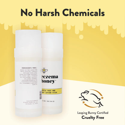 ECZEMA HONEY Gentle Face & Body Lotion Stick for Psoriasis & More (2.2 Oz)