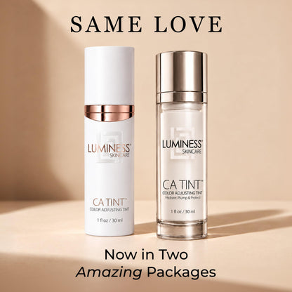 LUMINESS CA Tint - Color Adjusting Tinted Moisturizer + SPF50 2PC Kit – Hydrating Skin Tint w/Sheer Coverage, Lightweight Daily Face Moisturizer, Includes Broad Spectrum SPF 50 Face Sunscreen