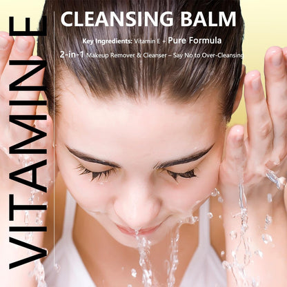 YOUFE Vitamin E Cleansing Balm (3oz) – Removes Waterproof Makeup & SPF