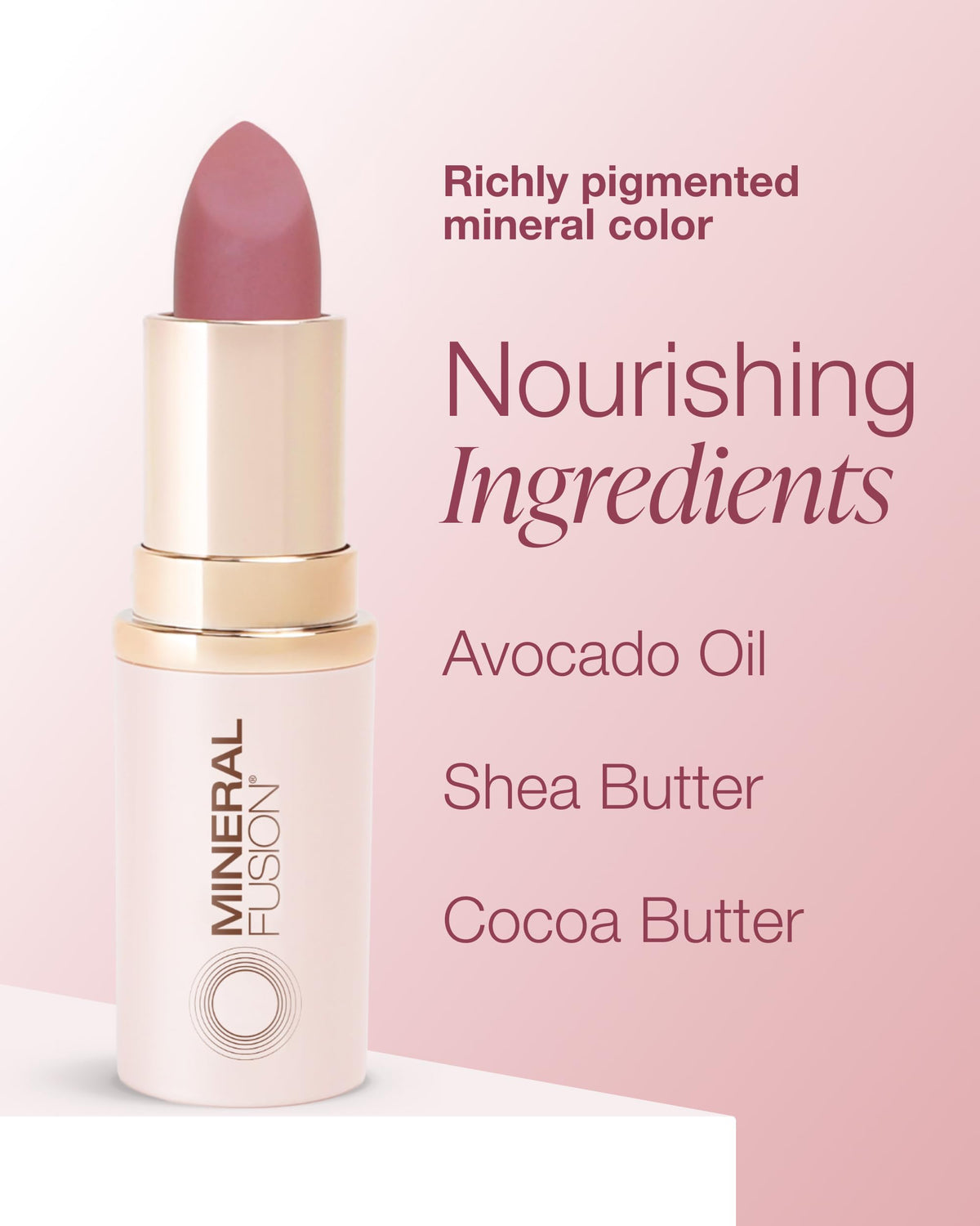 Mineral Fusion Lipstick, Alluring, .137 Ounce