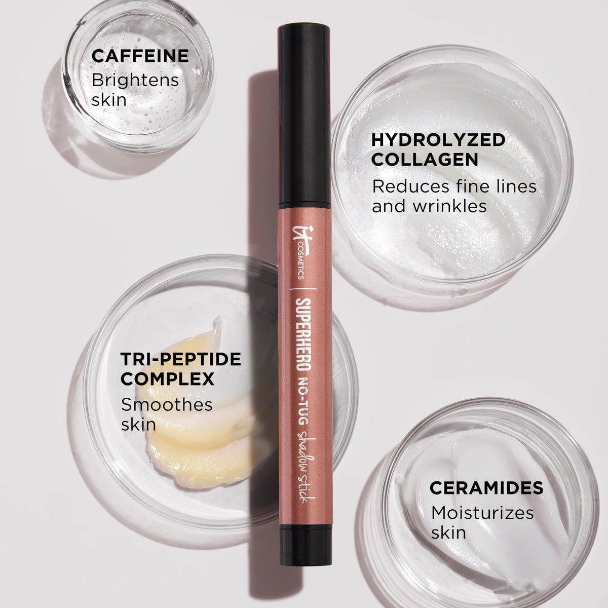 IT Cosmetics Superhero Eyeshadow Stick - Bare Brave (matte rose taupe)