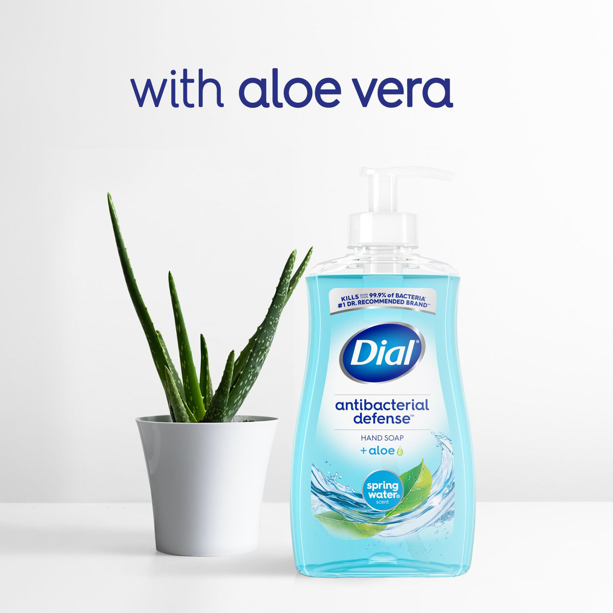 Dial Antibacterial Liquid Hand Soap, Spring Water, 11 Fl Oz