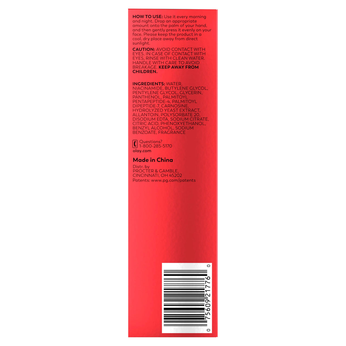 Olay Science Peptide Face Toner | Essence Extract Hydrating Toner for Face - Premium Skin Care, for All Skin Types - Longevity & Anti-Aging - Exclusive Antioxidant Peptide Complex Infused, 1.7 oz