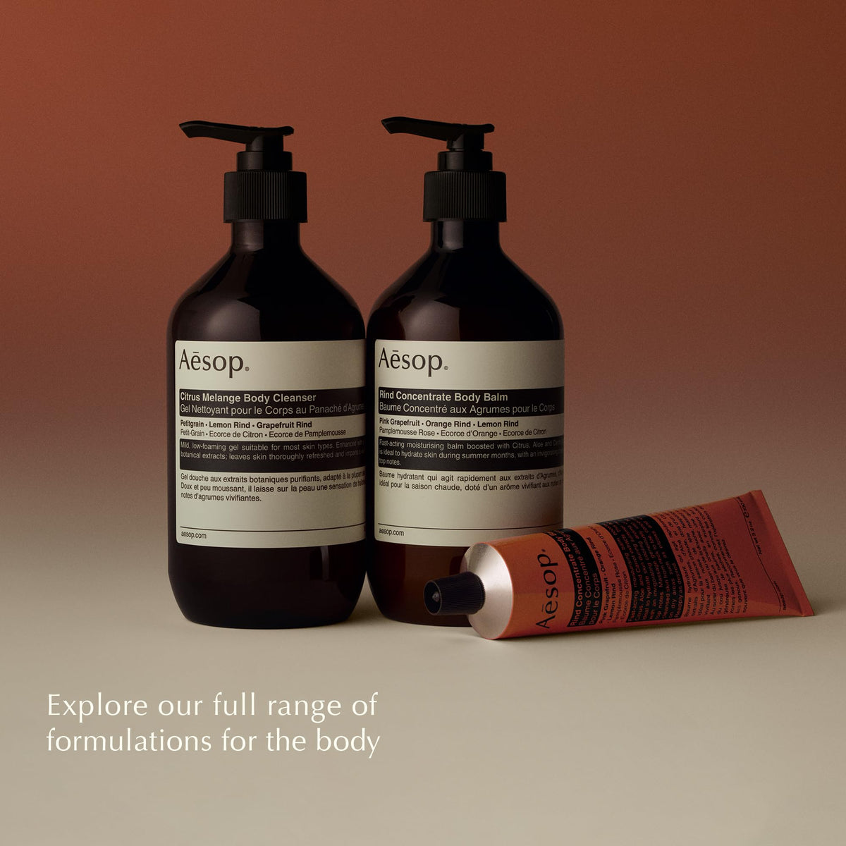 Aesop Citrus Melange Body Cleanser, Refreshing Gel Body Wash, 16.9oz