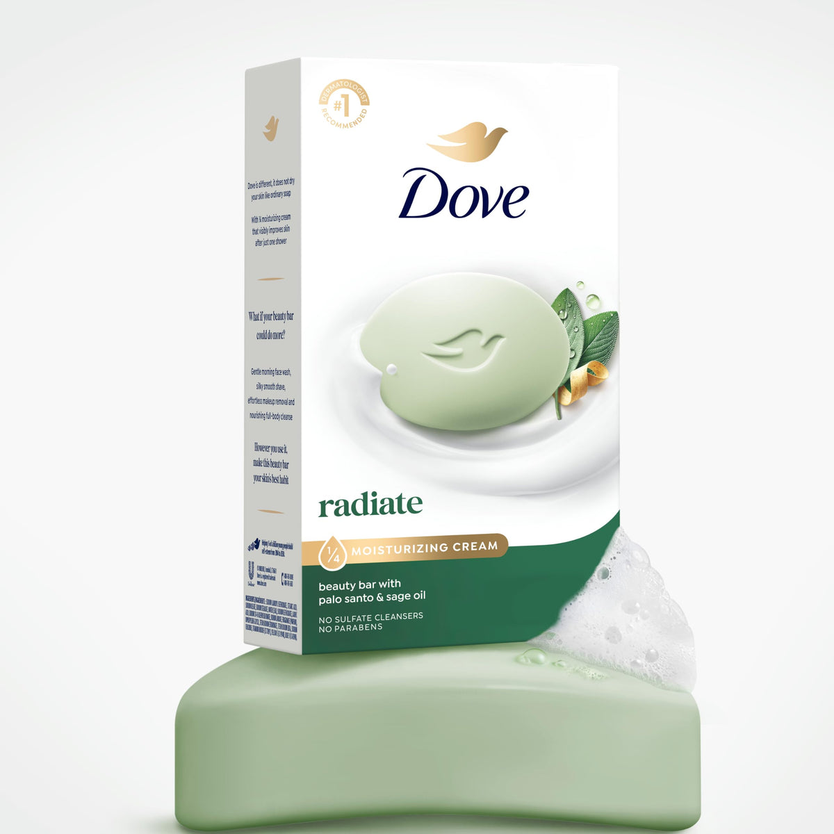 Dove Beauty Bar Soap, Palo Santo & Sage Oil, I 6 Count 3.75 oz