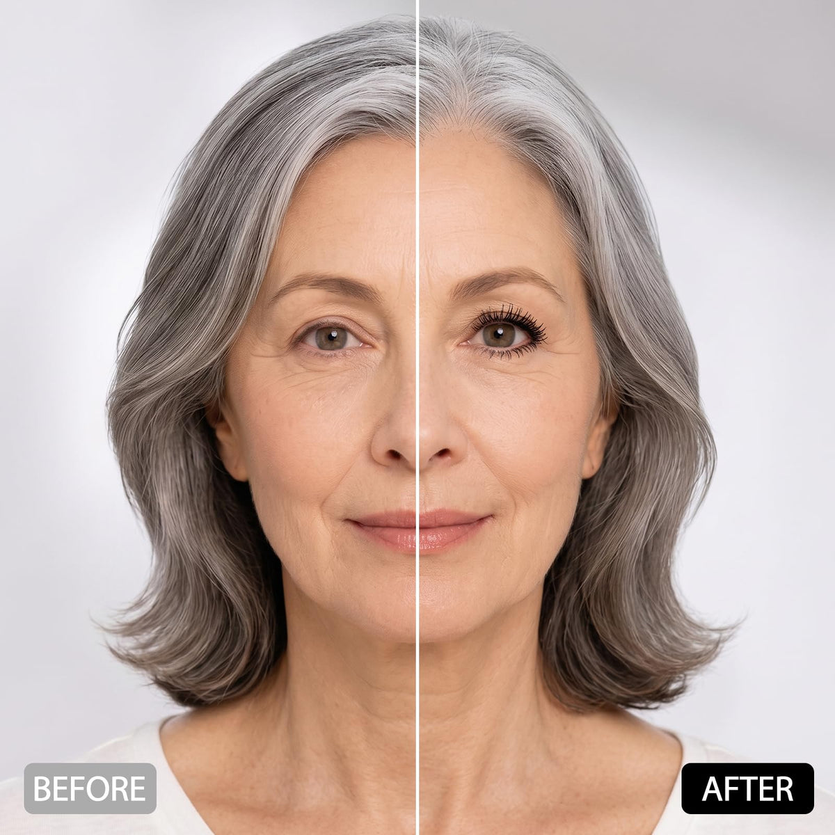 Erinde Black Tubing Mascara for Older Women 60 Plus, Black