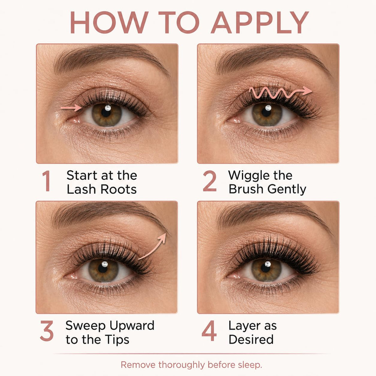 Mascara For Older Women,My Amazing Lashes Mascara For Older Women, Volume and Length, Natural Lengthening and Thick, Smudge-Proof,No Clumping, Instantly Create The Look of Lash Extensions