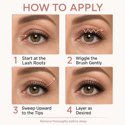 Mascara For Older Women,My Amazing Lashes Mascara For Older Women, Volume and Length, Natural Lengthening and Thick, Smudge-Proof,No Clumping, Instantly Create The Look of Lash Extensions