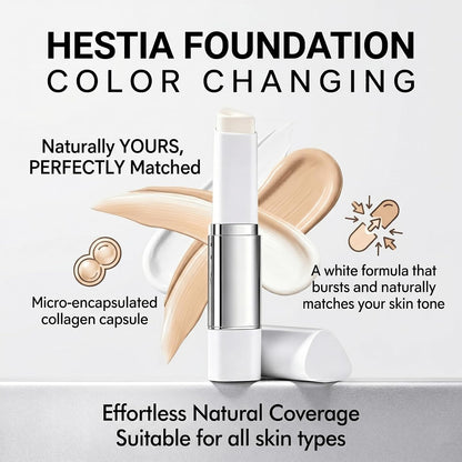 Facelove foundation stick，2-in-1 Waterproof & Long-Lasting Hydrating Makeup, Dual-Ended Foundation & Concealer Stick, Portable for Easy