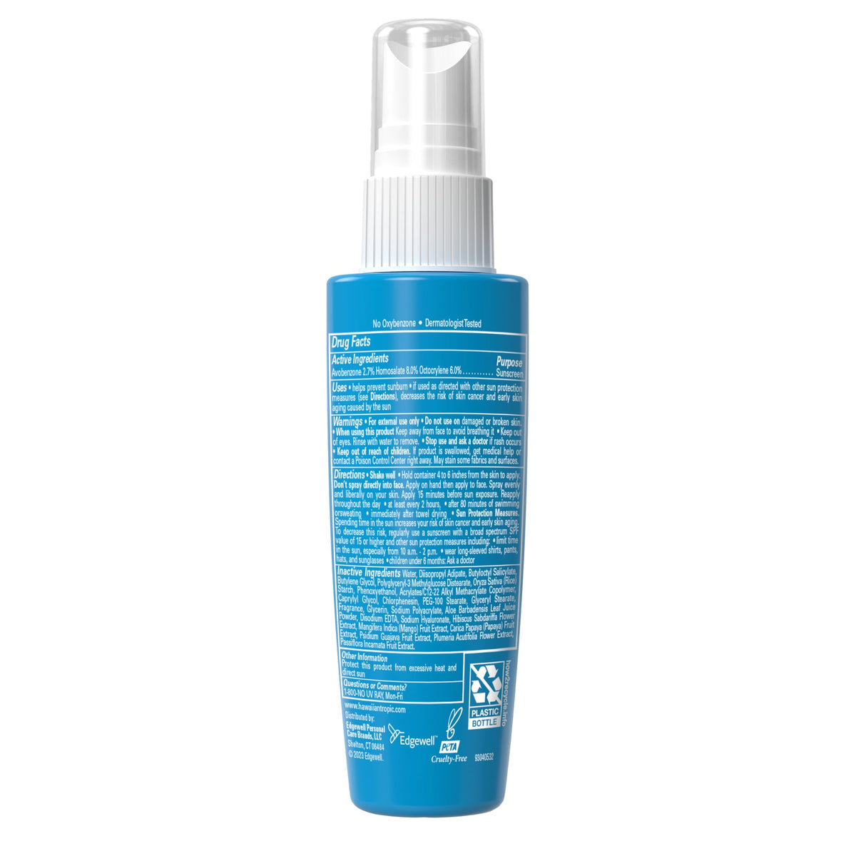 Hawaiian Tropic Weightless Hydration Water Mist for Face SPF 30, 2.1 Fl Oz