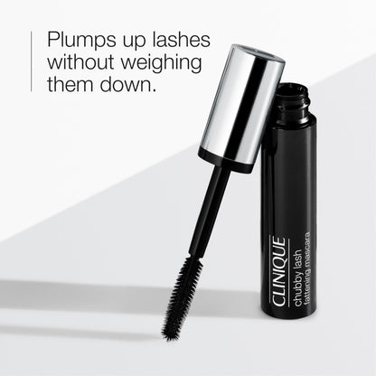 Clinique Chubby Lash Fattening Mascara | Volume, Length + Safe For Sensitive Eyes, Jumbo Jet, 0.3 Fl Oz