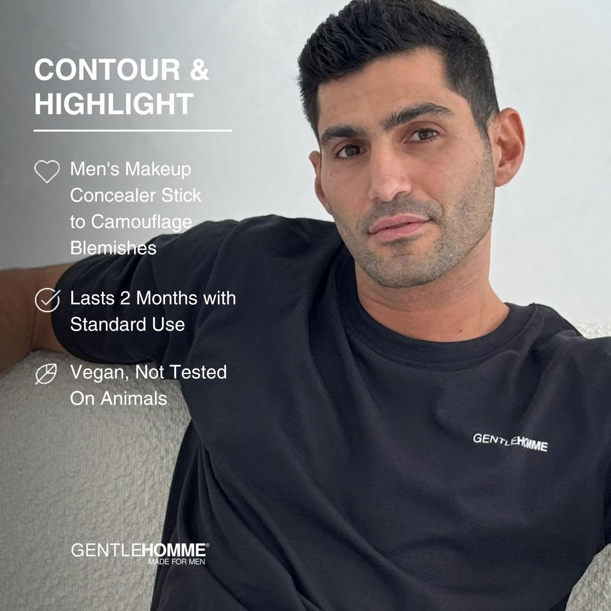 Gentlehomme - Concealer Stick for Men - Medium - 1 Stick