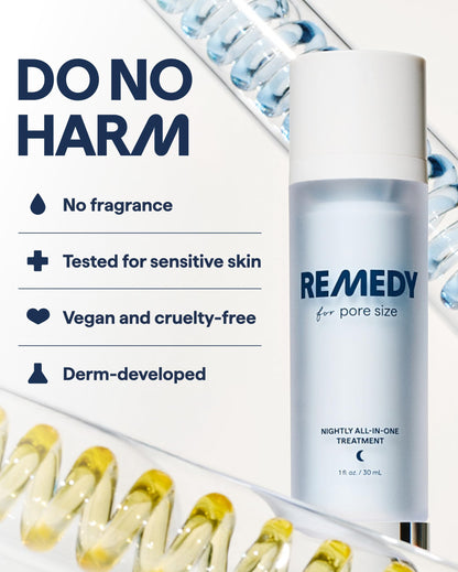 REMEDY for Pore Size, Pore Refining Advanced Serum for Blackheads & Pimple