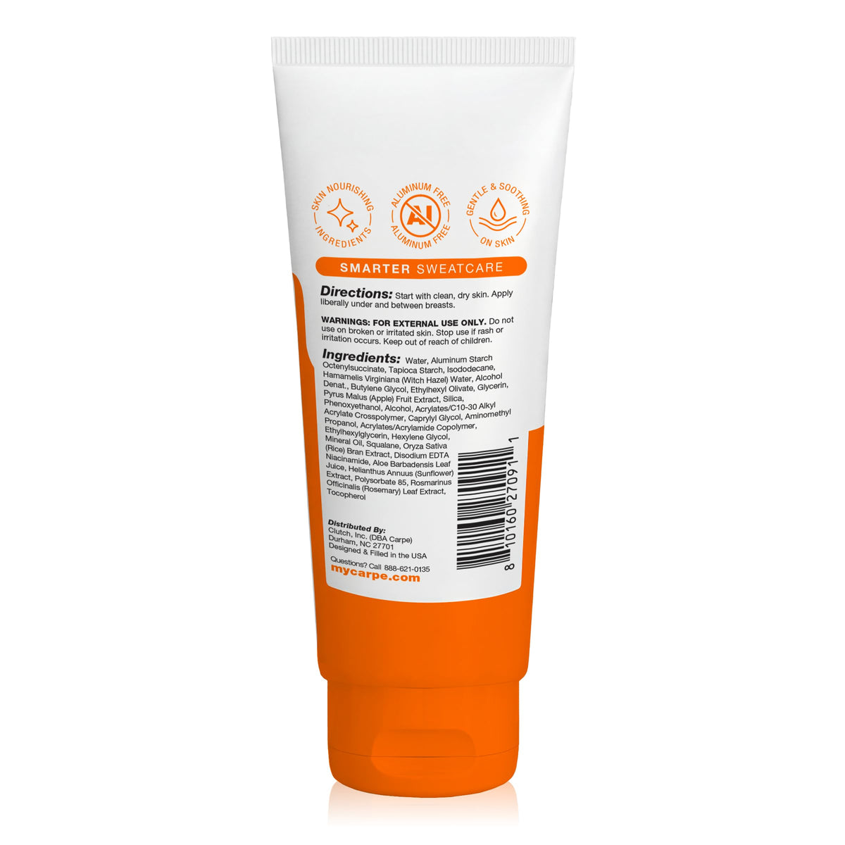 Carpe Sweat Absorbing Breast Lotion, Anti-Chafing & Under-Breast Dry