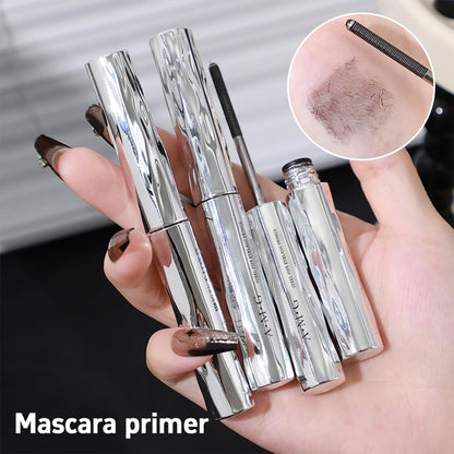Iron Wand Mascara,New Metal Curl Waterproof Mascara, Tubular Eyelash Primer Waterproof Long Curling, Brushless Mascaras for Natural and Non-smudged Eyelash,Black (Pack of 1)