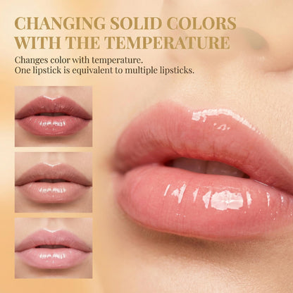 ZOYYE pH Adjusting Lipstick for Mature Women, Transferproof Clear Lip Gloss, Clear lip stick That Changes Color, Long Lasting 24 Hours Moisturizing, Suitable for All Skin Tones