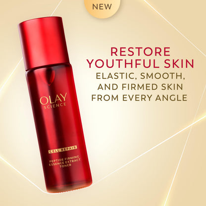 Olay Science Peptide Face Toner | Essence Extract Hydrating Toner for Face - Premium Skin Care, for All Skin Types - Longevity & Anti-Aging - Exclusive Antioxidant Peptide Complex Infused, 1.7 oz