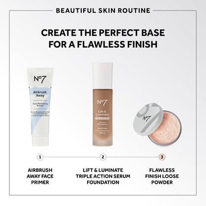 No7 Flawless Finish Loose Setting Powder, Translucent, 0.71 oz