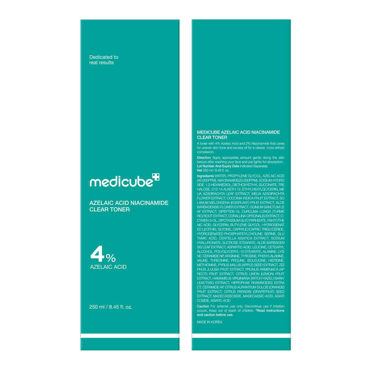 medicube Azelaic Acid Niacinamide Clarifying Toner