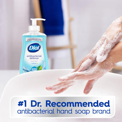 Dial Antibacterial Liquid Hand Soap, Spring Water, 11 Fl Oz