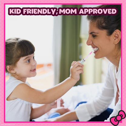 Hello Kitty Lip Gloss Set, 5-Piece Plant-Based, Ages 3+