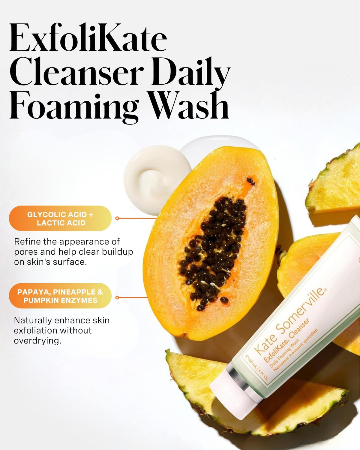 Kate Somerville ExfoliKate Cleanser, 4 Fl Oz