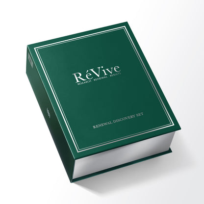 RéVive Renewal Discovery Set - Rescue Elixir Oil 5 mL / 0.17 oz and Moisturizing Night Cream 10 mL / 0.34 oz，New Customer Trial Kit to Improve Texture, Firmness & Radiance, with RVGF Technology