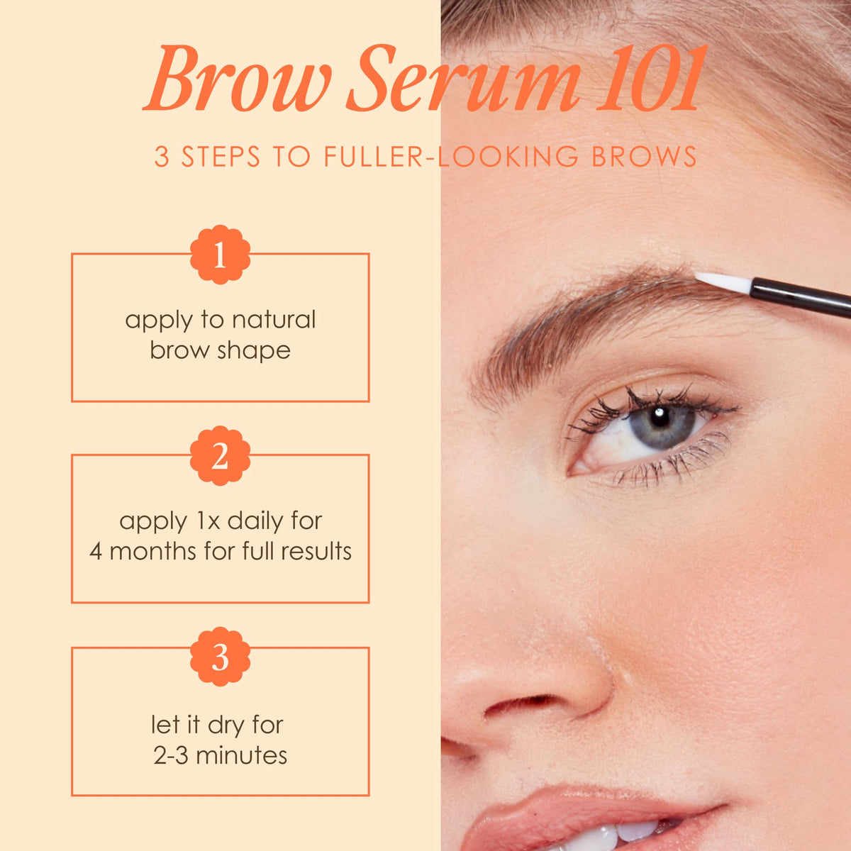 Grande Cosmetics GrandeBROW Brow Enhancing Serum, 3mL, 4-Month Supply