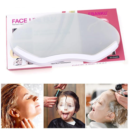 EBANKU Shower Face Shield Eyebrow Eyelash Shield Visors 50 PCS Waterproof