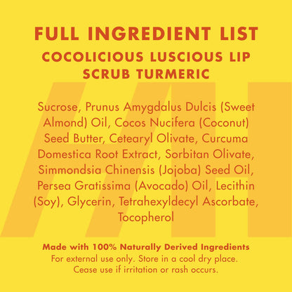 Handmade Heroes Turmeric Lip Scrub with Vitamin C 1oz