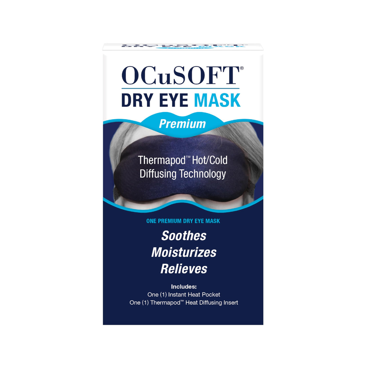 OCuSOFT Dry Eye Mask Premium for Tired Eyes – 1 Instant Heat Diffusing Mask