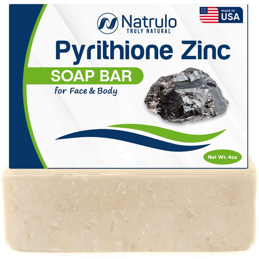 Zinc Soap Bar with Zinc Pyrithione – Face & Body Wash for Sensitive Skin