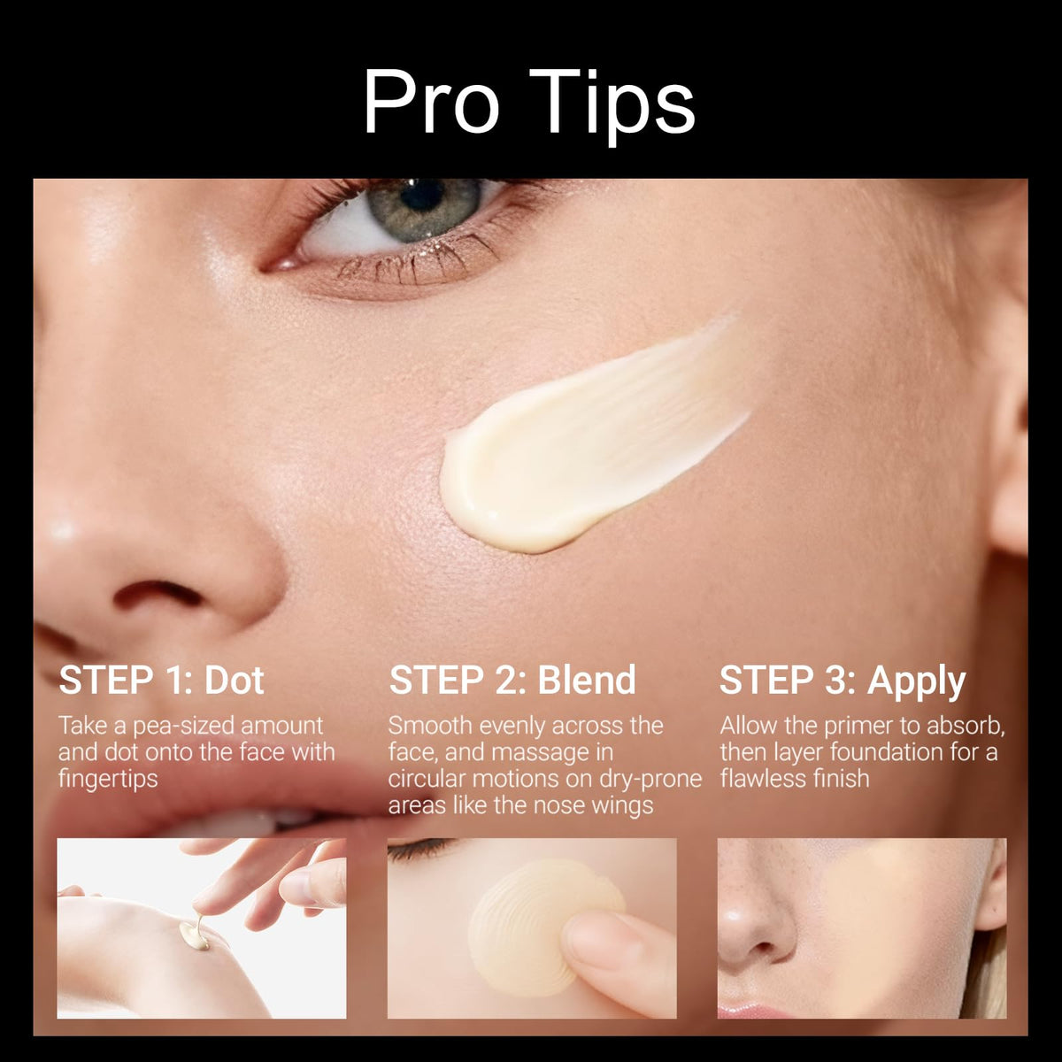 CARSLAN Black Magnet Moisturizing Primer Cream For Smooth, Non-cakey Makeup