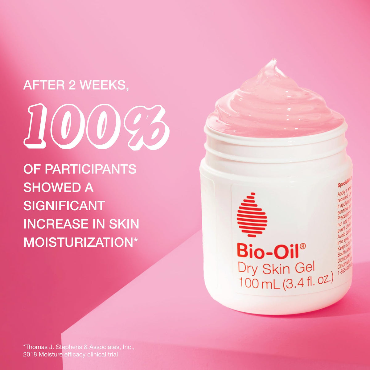 Bio-Oil Dry Skin Gel Moisturizer, Vitamin B3, Face & Body, 6.7 fl oz