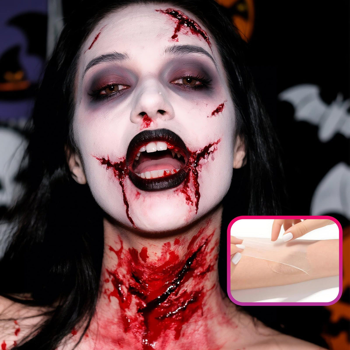 Liquid Latex SFX Makeup for Fake Scars, Zombie Wounds & Crafts, 1 fl oz
