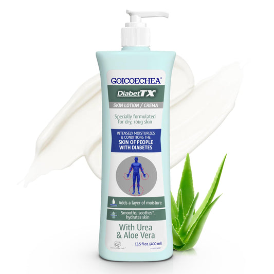 Goicoechea Diabet TX Diabetic Lotion with Urea for Dry Skin, 13.5 Oz