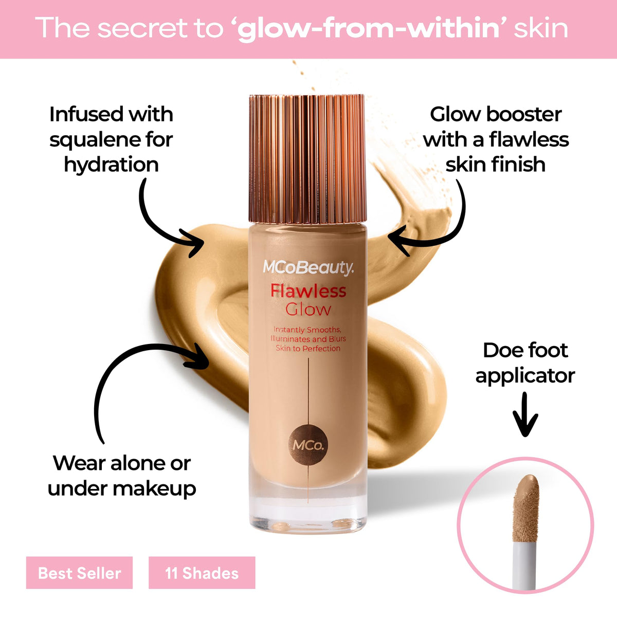 MCoBeauty Flawless Glow Luminous Skin Filter - 4 Medium