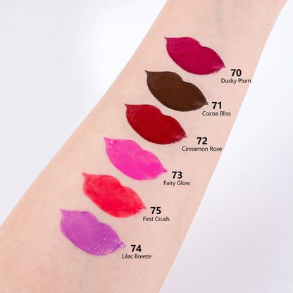 ilembane Cocoa Brown Hydrating Lipstick, Glossy Tinted Lip Balm - Cocoa