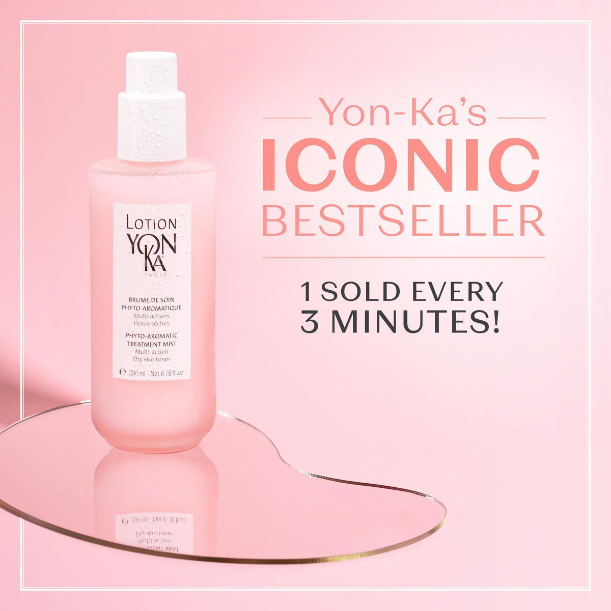 YON-KA Paris Lotion PS Hydrating Toner Face Mist for Dry, Sensitive Skin