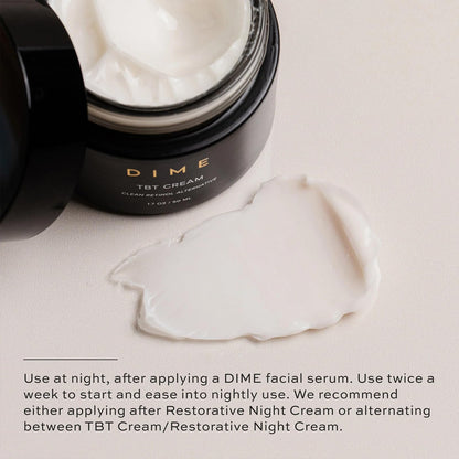 DIME Beauty TBT Cream - Anti-Wrinkle Night Cream, 1.7 oz