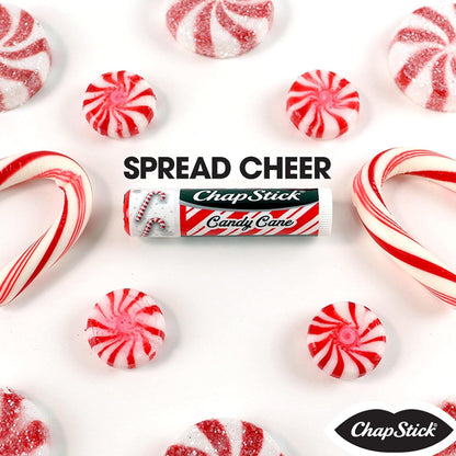 ChapStick Lip Balm, Candy Cane 3-Pack, 0.15 Oz Ea