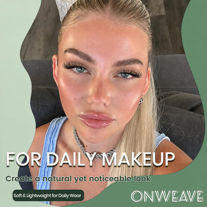 Onweave Lash Clusters Kit, Wispy Cluster Lashes 8-16mm, Soft Thin Band Individual Eyelash Extensions with Bond Seal Remover & Tweezers, Natural Volume DIY Lash Extension Enchantress Kit