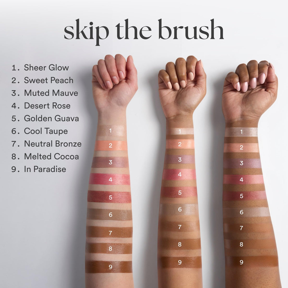 Julep Skip The Brush Cream Blush & Lip Color Stick, Muted Mauve