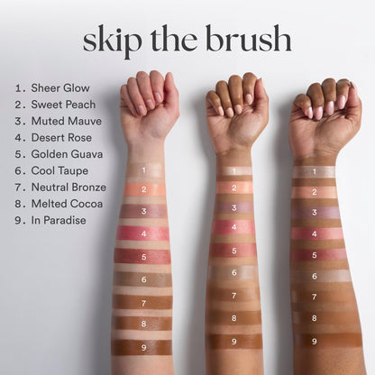 Julep Skip The Brush Cream Blush & Lip Color Stick, Muted Mauve