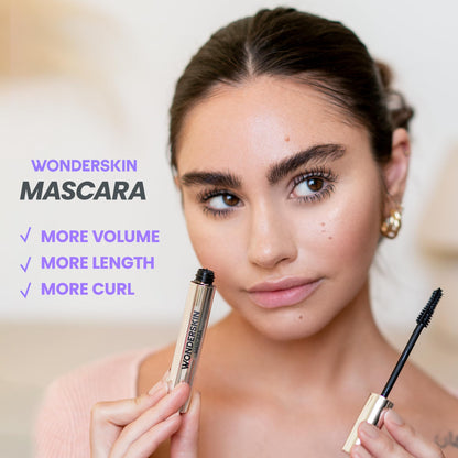 Wonderskin Power'full Mascara - Black Mascara for Length & Volume