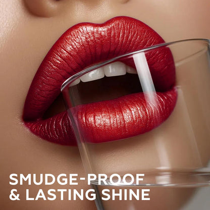 FOCALLURE Metallic Liquid Lipstick,Non Stick Cup Lip Gloss,High Impact Lip Color with Transfer-proof Wear,Long Lasting & Waterproof Lipstick Makeup for Women,Sugar Bomb