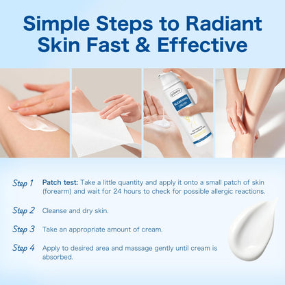 Skin Bleaching Cream, Dark Spot Remover for body& Face, Intimate Areas & Body, Vitamin C Lightening for Underarms, Knees, Elbows, Inner Thighs, Bikini Line – Sensitive Skin Lightening Cream- 1.7FL OZ